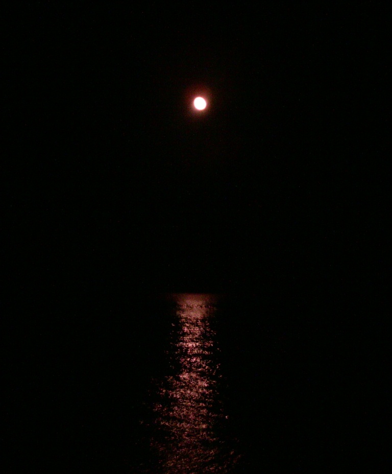 Full Moon over the Ocean